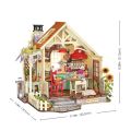 RoboTime 3D Wooden Miniature House Kit Sunny Farmhouse Kitchen