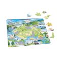 Larsen Educational puzzle Czech Republic Sights 78 pieces