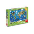 Dino Puzzle Animal map 100 XL pieces