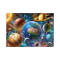 Dino Puzzle Planets neon 1000 pieces