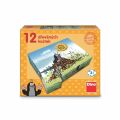 Dino Wooden blocks Mole's year 12 pcs