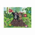Dino Wooden blocks Mole and animals 12 pcs