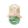 Rainbow Plush Rattle Piglet