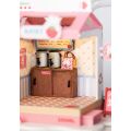 RoboTime 3D wooden jigsaw puzzle miniature house Milk bar Strawberry