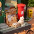 RoboTime 3D wooden puzzle Miniature house Post Office