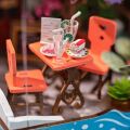 RoboTime 3D wooden jigsaw puzzle Miniature House Restaurant Sea Holiday