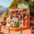 RoboTime 3D wooden puzzle Miniature house Bookstore