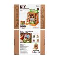 RoboTime 3D wooden puzzle Miniature house Bookstore