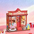 RoboTime 3D wooden jigsaw Miniature House Mini Toy store