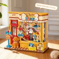 RoboTime 3D wooden jigsaw Miniature House Mini Pet shop