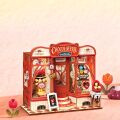 RoboTime 3D wooden jigsaw Miniature House Mini Chocolate shop
