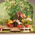 RoboTime 3D Puzzle Garden with Green Fountain