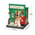 RoboTime 3D wooden puzzle Miniature house Post Office