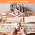 RoboTime 3D wooden jigsaw puzzle Miniature House Evening