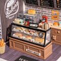 RoboTime 3D wooden jigsaw puzzle Miniature house Golden Wheat Bakery
