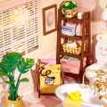 RoboTime 3D wooden jigsaw puzzle Miniature house Girls bathroom