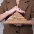 EscapeWelt Wooden Puzzle Pyramid
