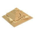 EscapeWelt Wooden Puzzle Pyramid