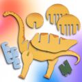 EscapeWelt 3D Wooden Puzzle Brontosaurus