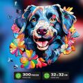 EscapeWelt Wooden Puzzle Dog 500 pieces
