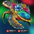 EscapeWelt Wooden Puzzle Turtle 500 pieces