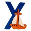 Fauna Alphabet letter Y yacht