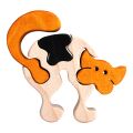 Fauna Solid wood jigsaw puzzle small cat