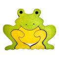 Fauna Solid wood jigsaw puzzle big frog