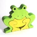 Fauna Solid wood jigsaw puzzle big frog