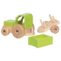 Goki Wooden Tractor with Trailer