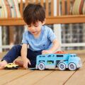 Green Toys Tractor with cars