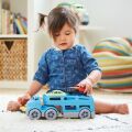 Green Toys Tractor with cars