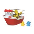 Green Toys Rescue boat with helicopter