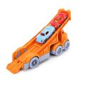 Green Toys Truck with 2 racing cars