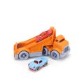 Green Toys Truck with 2 racing cars