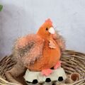 Doudou Histoire d´Ours Plush Red Hen 20 cm