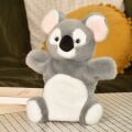 Doudou Histoire d'Ours Plush Hand Puppet Grey Koala 24 cm