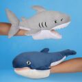 Doudou Histoire d'Ours Plush Hand Puppet Whale 30 cm