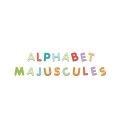 Jeujura Wooden Magnetic Capital Letters 50 pcs