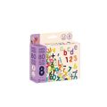 Jeujura Wooden Magnetic Lowercase Letters and Numbers 80 pcs