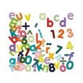 Jeujura Wooden Magnetic Lowercase Letters and Numbers 80 pcs