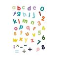 Jeujura Wooden Magnetic Lowercase Letters and Numbers 80 pcs
