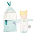 Doudou Jolijou Baby in swaddling blanket 20 cm