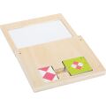 small foot Symmetry game with mirror Educate