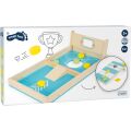 small foot Game 2 in 1 Cornhole and table hockey Active