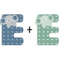small foot Wooden letter E