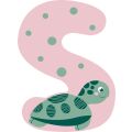 small foot Wooden letter S