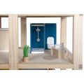 small foot Doll house with furniture, natural