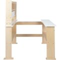 small foot Wooden Sales Stand White