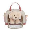 small foot Plush Dog with Care Set Pink